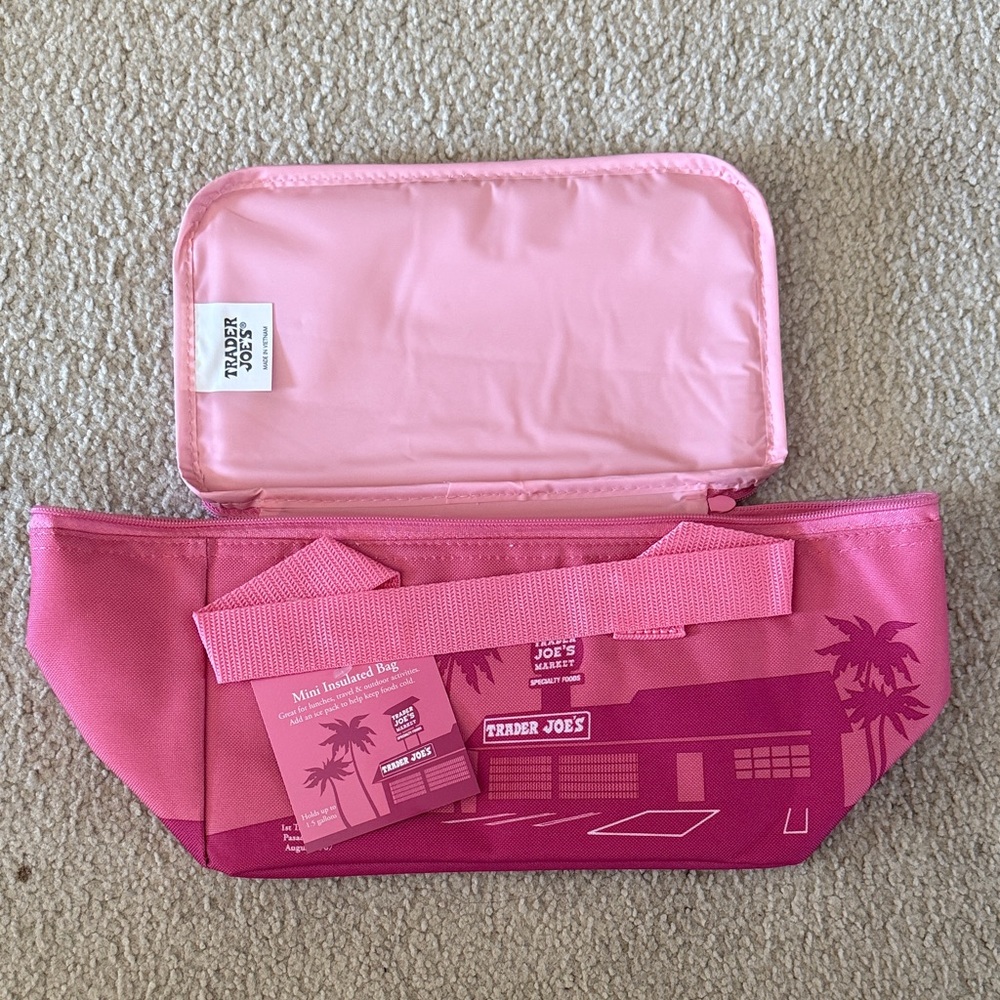 Trader Joe's Mini Pink Insulated Bag